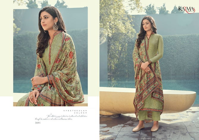 Karma Sabah 3 Latest Embroidery Designer  Heavy Salwar Suit Collection